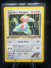 Pokemon - Sabrina's Porygon - 98/132 - Common - 1st Edition - Gym Challenge