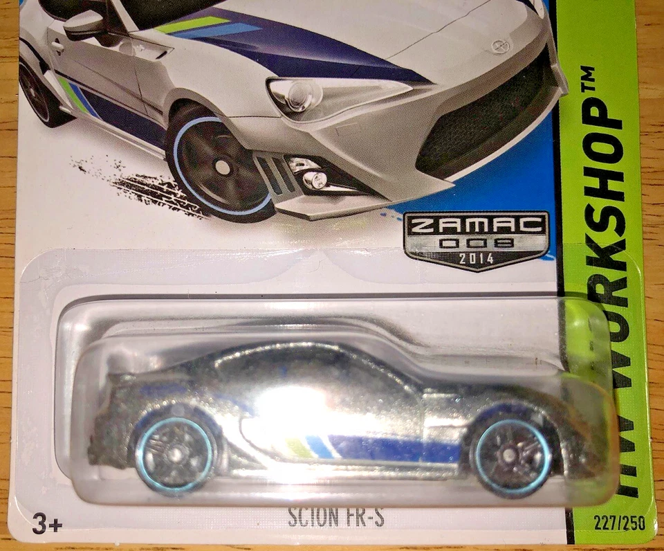 Exclusivo HW Workshop Scion FR-S Zamac Raw de Hot Wheels Walmart difícil de encontrar Foto 2 de 3