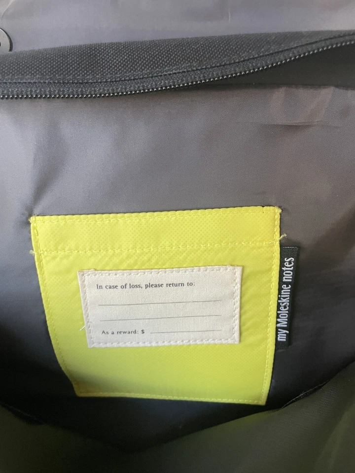 Moleskine Nomad Messenger Laptop Notebook Bolso Negro Italia Foto 4 de 4