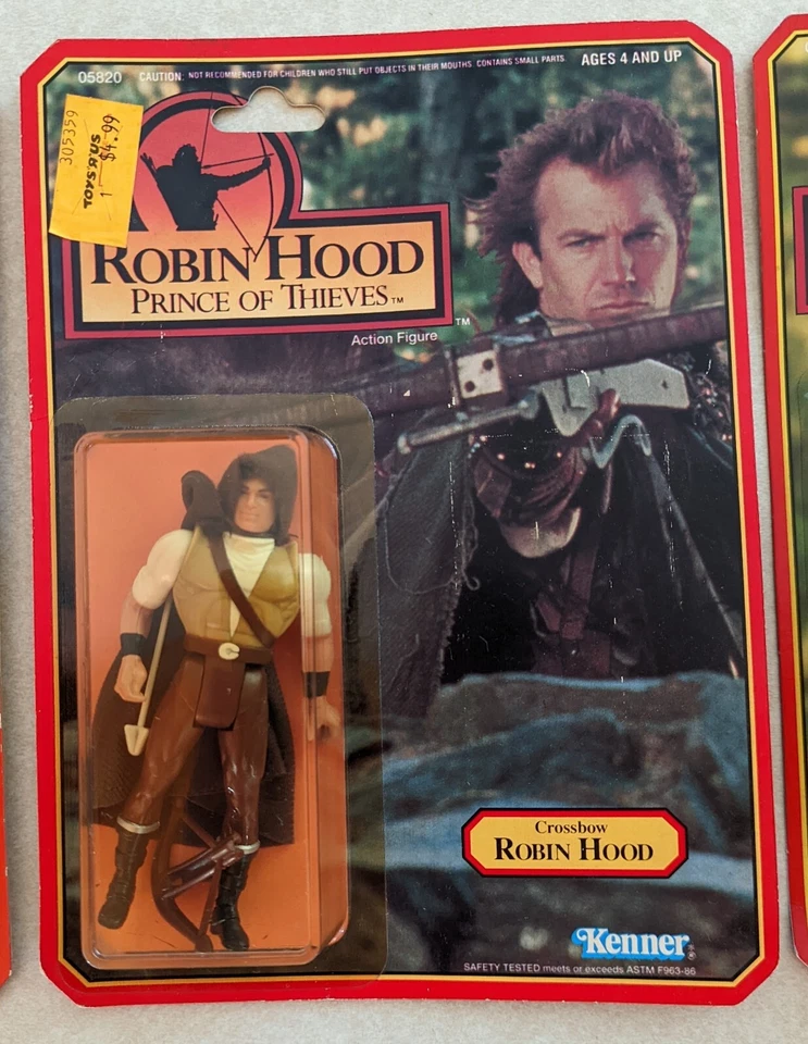 1991 Kenner Robin Hood Sherriff of Nottingham, Crossbow Robin Hood & Little John - Изображение 3 из 4