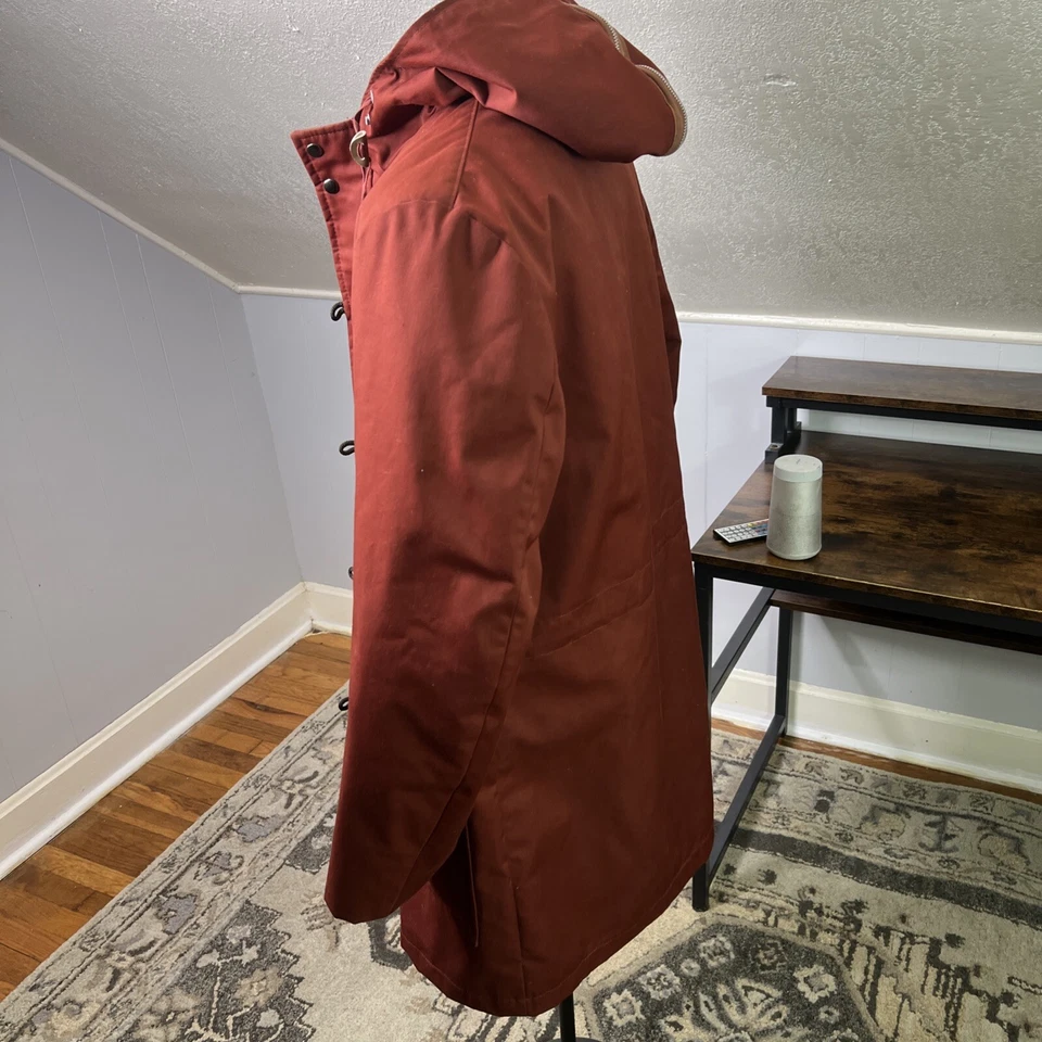 20 世纪 70 年代复古西尔斯外套羊毛冬季外套派克大衣男式大码中长 — 第 2/4 张图片