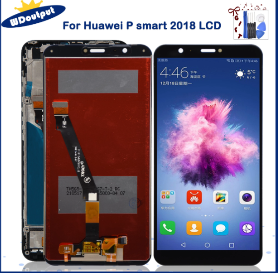 For Huawei P Smart 2018 FIG-LX1/LA1/LX2 LCD Display Touch Screen