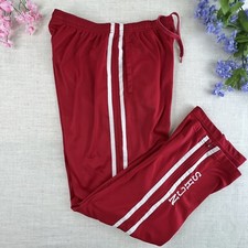 Holloway Ladies Joggers Size Small Red White Stripe NCHS Embroidered Letters