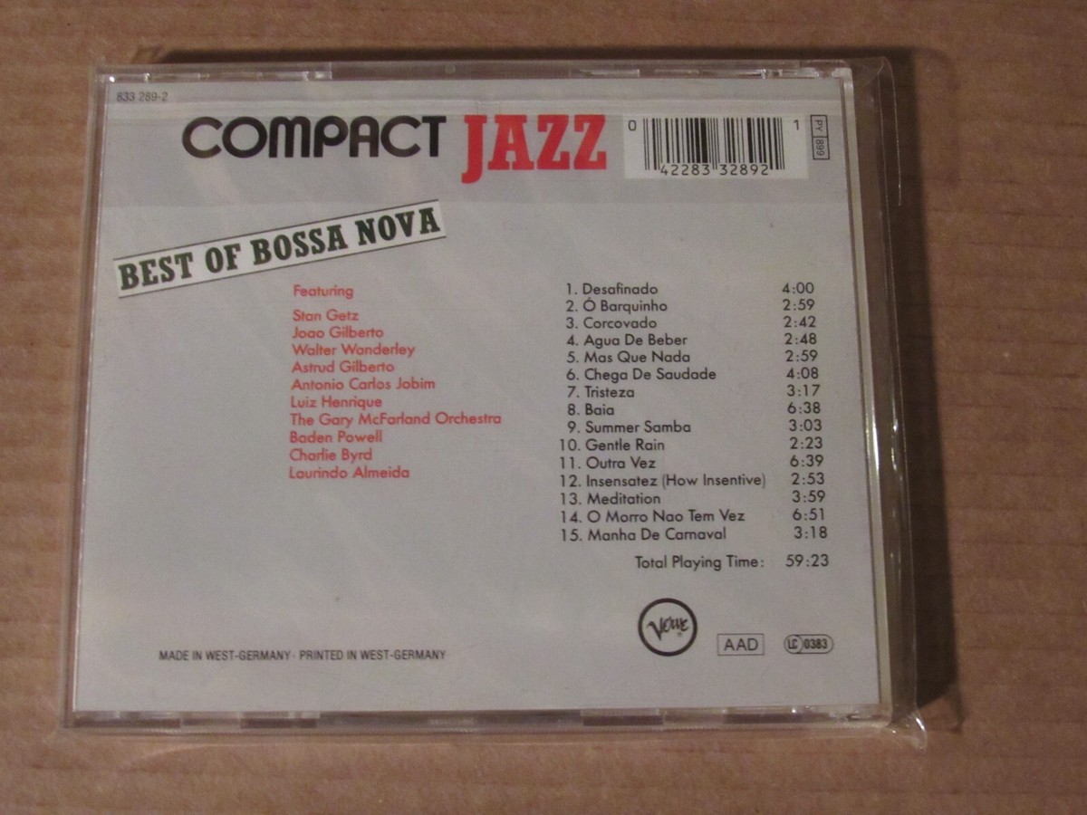 JAZZ CD Compact Jazz The Best Of Bossa Nova Verve | eBay