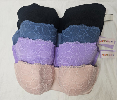 Joyspun Plus Full Figure Lightly Padded Lace Balconette Bra Choose Color & Size