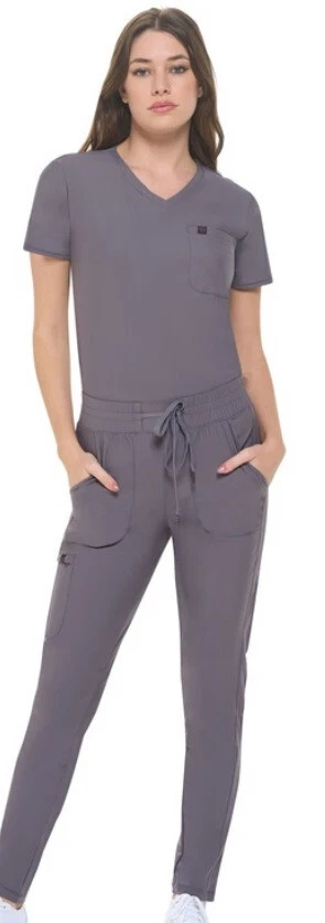 Natural Uniforms Ultra Stretch Form Fitting Womens Scrub Set Nylon/Spandex 8600 - Image 4 of 4