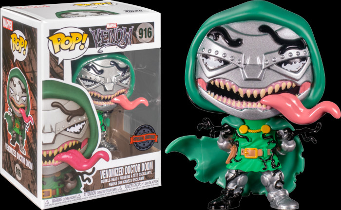 Venom - Venomized Dr Doom Us Exclusive Pop! Vinyl [Rs]-Fun57273-Funko