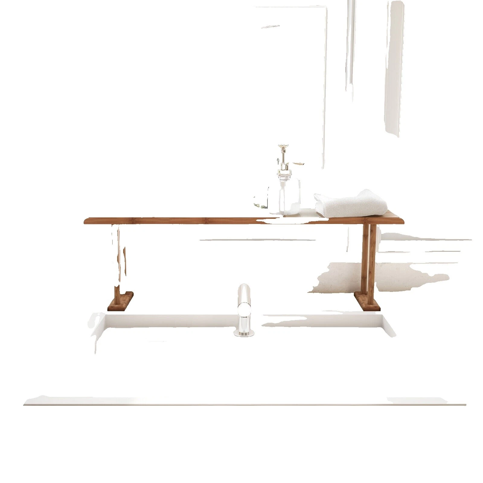 Bamboo Kitchen Sink Organizers