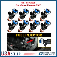 8PCS 25317628 Upgrade Fuel Injectors For 99-07 Chevy Silverado GMC 4.8/5.3/6.0L