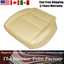 Replacement Passenger Bottom Leather Seat Cover Beige For 2008-12 Honda Accord