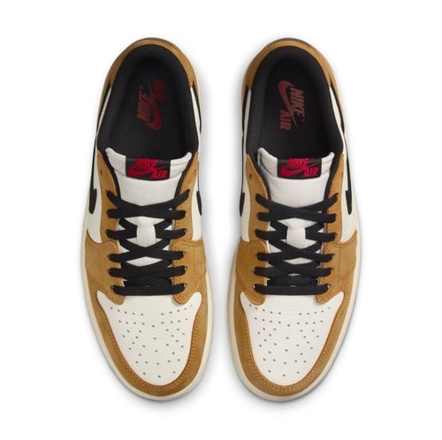 2025 Nike Air Jordan 1 Low OG Rookie of The Year Sail Golden Harvest CZ0790-107 - Picture 4 of 7