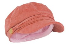 Ladies Cotton Casual Peaked Navy Blue Denim Cap