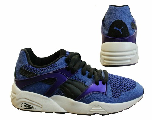 Puma Trinomic Blaze Knit Blue Lace Up Casual Shoes Mens Trainers 359996 02  X3B | eBay