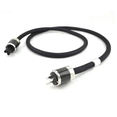 Cavo Alimentazione Febbre Fibra di Carbonio Cavo Alimentazione AC, per PS-950 Conduttore Alpha-OCC Nuovo - Foto 6 di 9