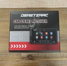 DERETZRAC Car Radio Receiver Multimedia Player MP5  Radio untested GW