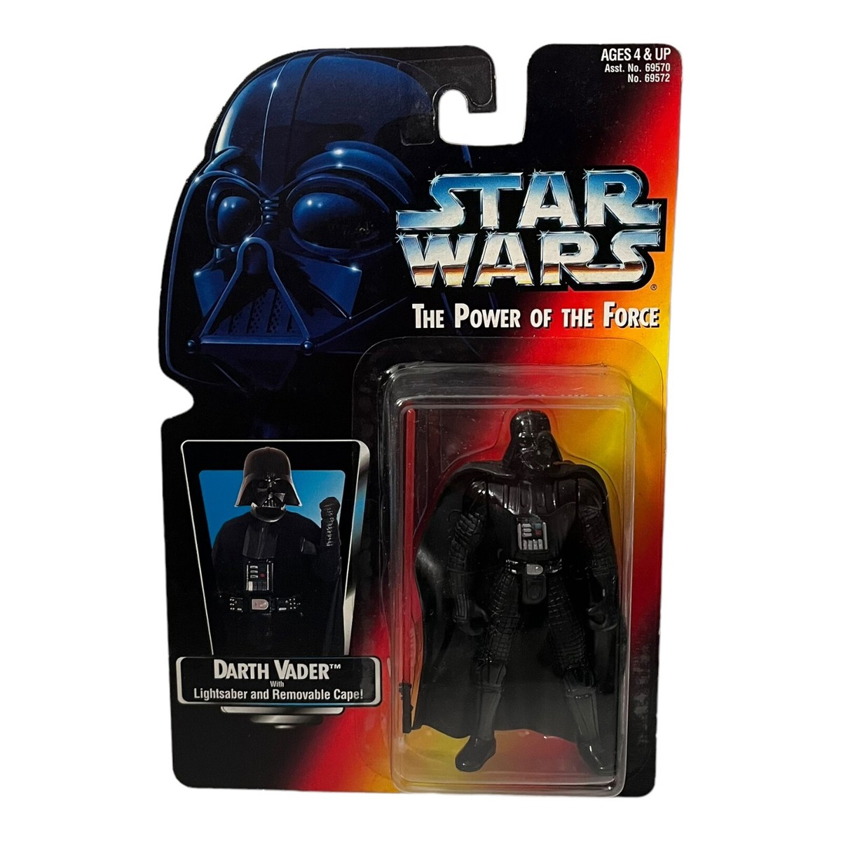 Star Wars Power of the Force Red Card Darth Vader 3 3/4 Inch