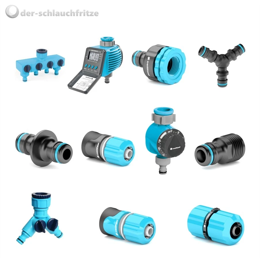 1/2" - 3/4" Zubehör Gartenschlauch universell passend Kupplung Wasserstop