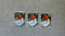 2019 Bowman Chrome LOGAN WYATT RC AUTO Refractor /499 Lot 3 San Francisco Giants