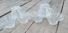 Lot Of 6 Anchor Hocking Star of David Vintage Punch Bowl Replacement Cup Glass