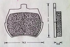 RILEY KESTREL 1100 MK1 - NEW QUALITY FRONT BRAKE PADS
