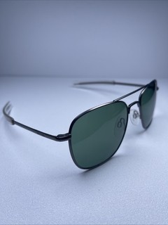 Randolph Eng. Gafas de sol de aviador plateadas RE USA 58[]20 140 MM KD1