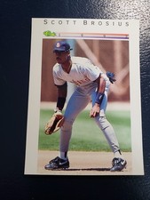 Scott Brosius The Crime Dog Fred McGriff 1992 Classic Baseball Miscut Oddball