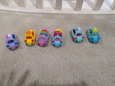 McDonald's Shopkins Cutie Cars Collectible Toy Set LOT OF 6
