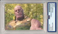 Josh Brolin SIGNED The Avengers Marvel Thanos Print Cut PSA DNA COA Autograph