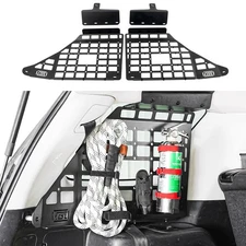 for Toyota 4Runner 2010-2024 Trunk Side Window Molle Panels Cargo Organizers
