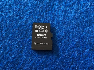 2015 LEXUS NX200t NAVIGATION NAV DATA MAP MICRO SD CARD OEM GENUINE 86271-78011 - Image 1 of 2