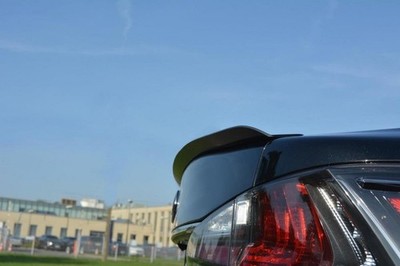 Maxton Design Heckspoiler Lippe passend für Lexus GS Mk4 FL T schwarz Hochglanz