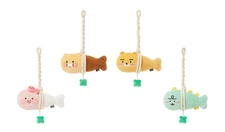 Kakao Friends Pollack Fish Ryan Choonsik Apeach Jordy Good Luck Plush Deco Doll