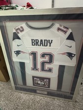 Tom Brady Signed Framed New England Patriots #12 Jersey - Super Bowl 53