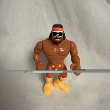 WWF WWE 1990 Hasbro Macho Man Randy Savage Orange Trunks 