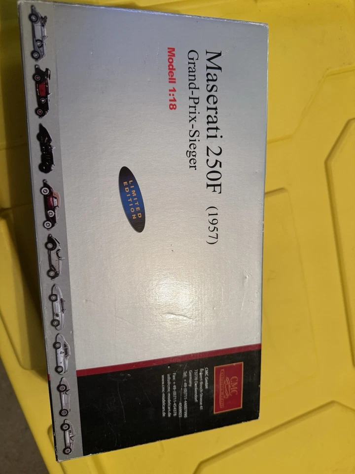 1957 Maserati 250F #1 Grand-Prix-Sieger модель 1:18 с коробкой - Изображение 4 из 4