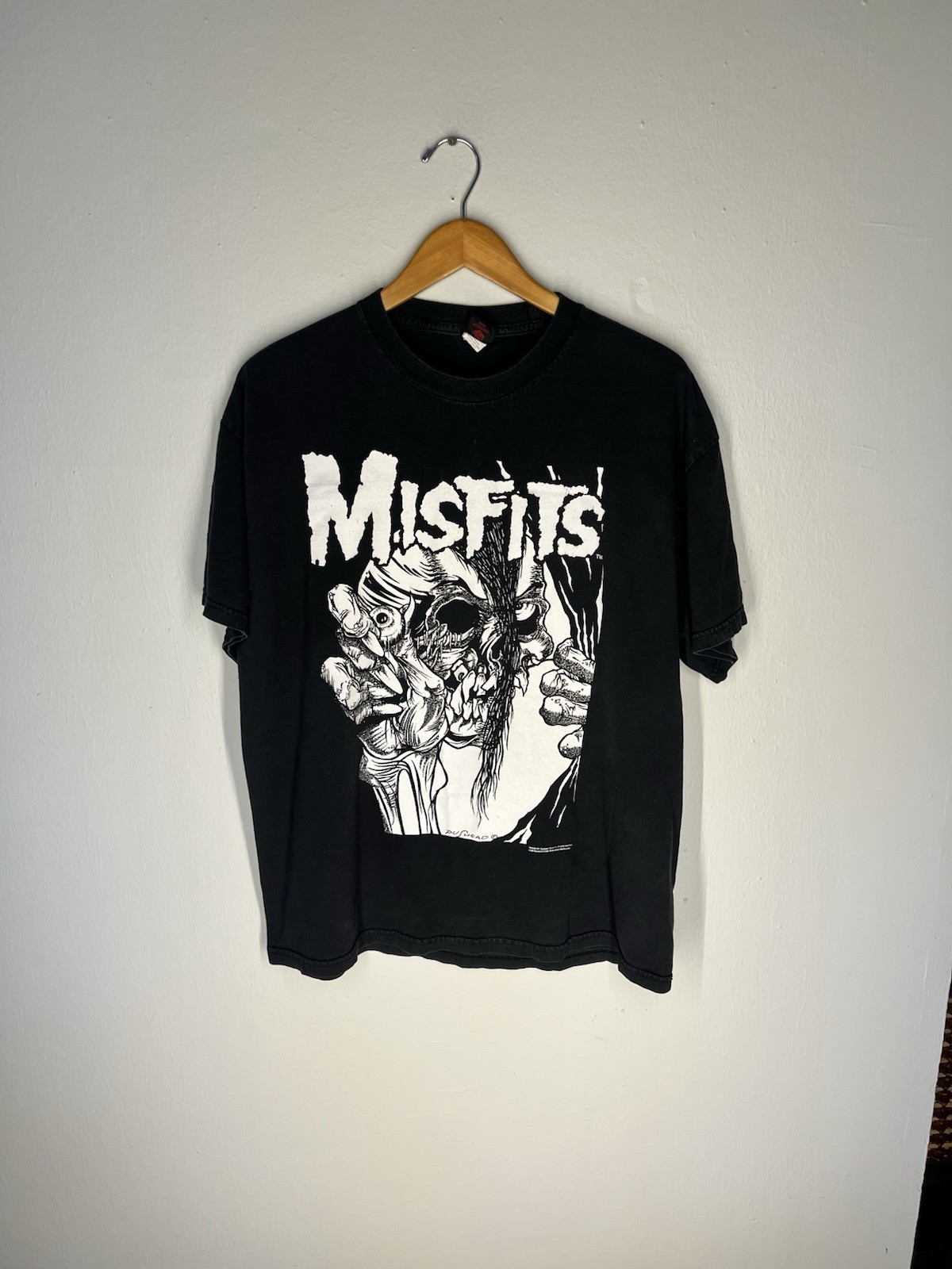 Vintage Misfits 2001 Vintage Cinder Block T-Shirt XL Horror Punk Band Tee Black