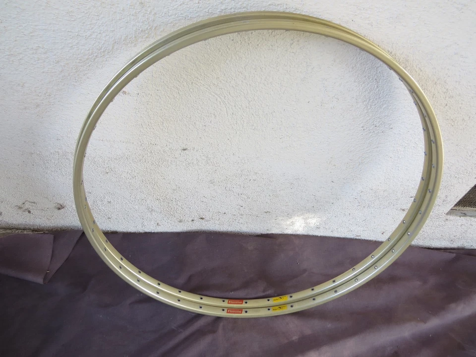 FIAMME SUPER CORSA COSER PEGAMENTO EN LLANTAS 700C 36 AGUJEROS CARRETERA PISTA ORO CLARO Foto 2 de 4