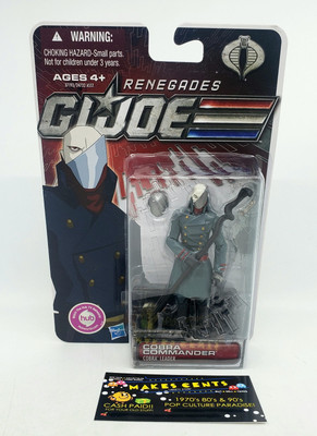 2011 Hasbro G.I. Joe Renegades Cobra Commander 3.75'' Action Figure - NEW!
