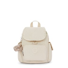 Zaino Borsa Donna Kipling CITY ZIP S Beige Pearl