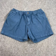Chubbies Blue Woven The Weekend Stretch Pull-On Chino Shorts Men's Size Medium