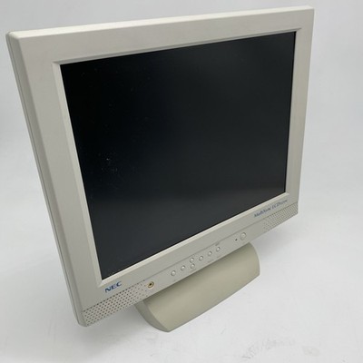 NEC LCD1525M-WH Multisync LCD Monitor LA-1528HMW-Working!