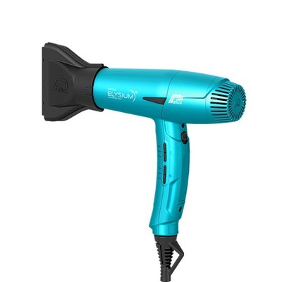 Parlux Elysium Profi Haartrockner Farbe Blau mit Diffusor/Stylingdüsen 2300W
