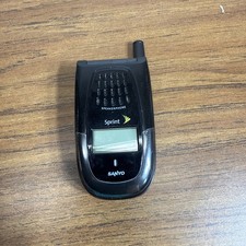 Rare SANYO SCP-2400 FLIP FLOP COLLECTION CELL PHONE With Battery No Cord