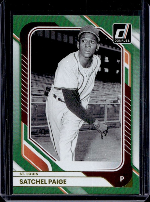 2026 Panini Donruss Satchel Paige Green #/199 Browns