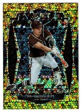 2021 Panini Select Premier Ha-Seong Kim #135 Gold Disco Prizm /10 (RC)