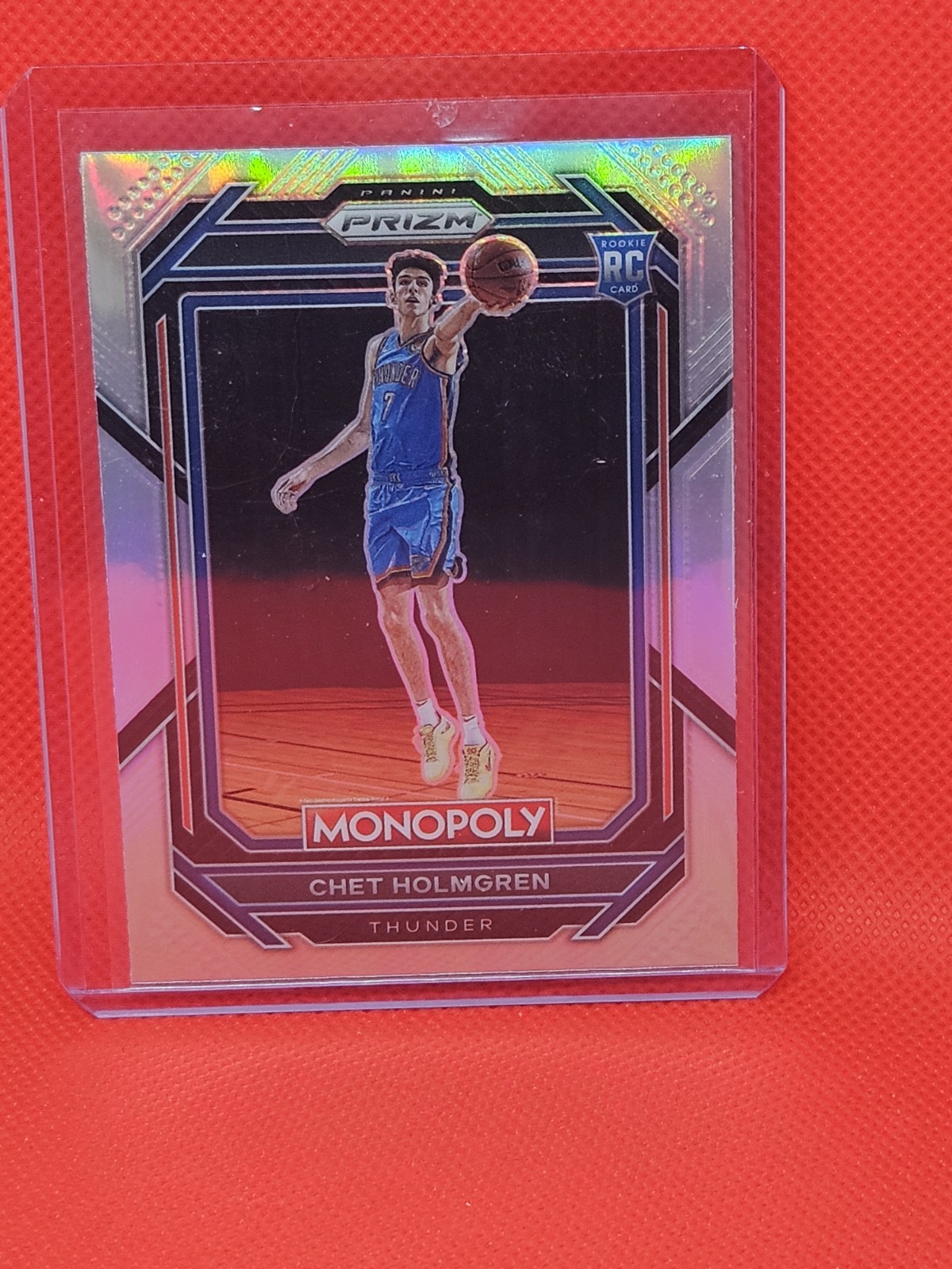 2022-23 Panini Prizm Monopoly - Chet Holmgren #63 Silver Prizm Rookie RC