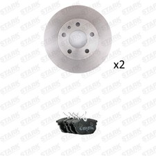 Bremsenset Bremsscheiben +Bremsbeläge Hinten für ALFA ROMEO SPIDER (916S)