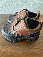Polo Ralph Lauren Kewzip Toddler Size 7 Brown Black Duck Boots