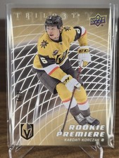 2022-23 Upper Deck Trilogy Kaedan Korczak Plexiglass /99 Vegas Golden Knights