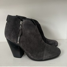 Rag  Bone Margot suede ankle boots booties Gray Size 8 EU 38
